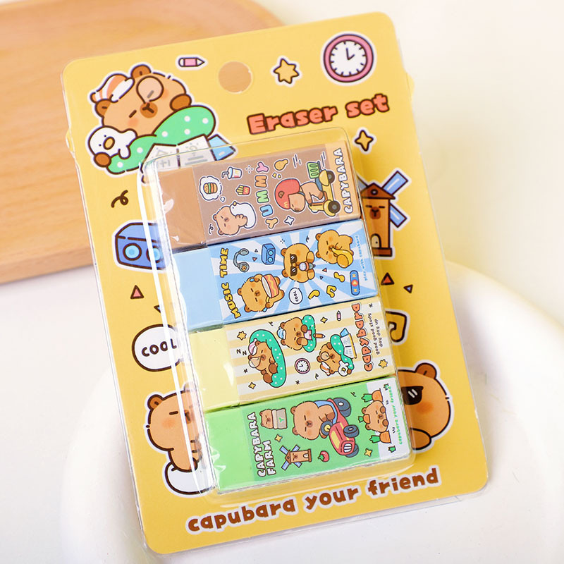 漫画消しゴムセット卸売かわいい消しゴム小学生子供ギフト鉛筆消しゴム跡を残さずきれいに消す|undefined
