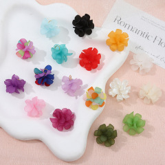 新商品のつや消し桜飾り卸売りdiy頭飾りアクリル手飾りdiy髪飾りヘアピンアクセサリー