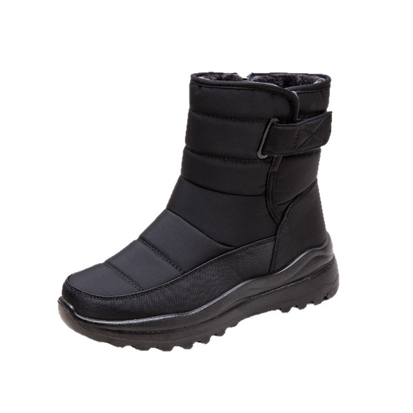 demi-season warm boots with velcro