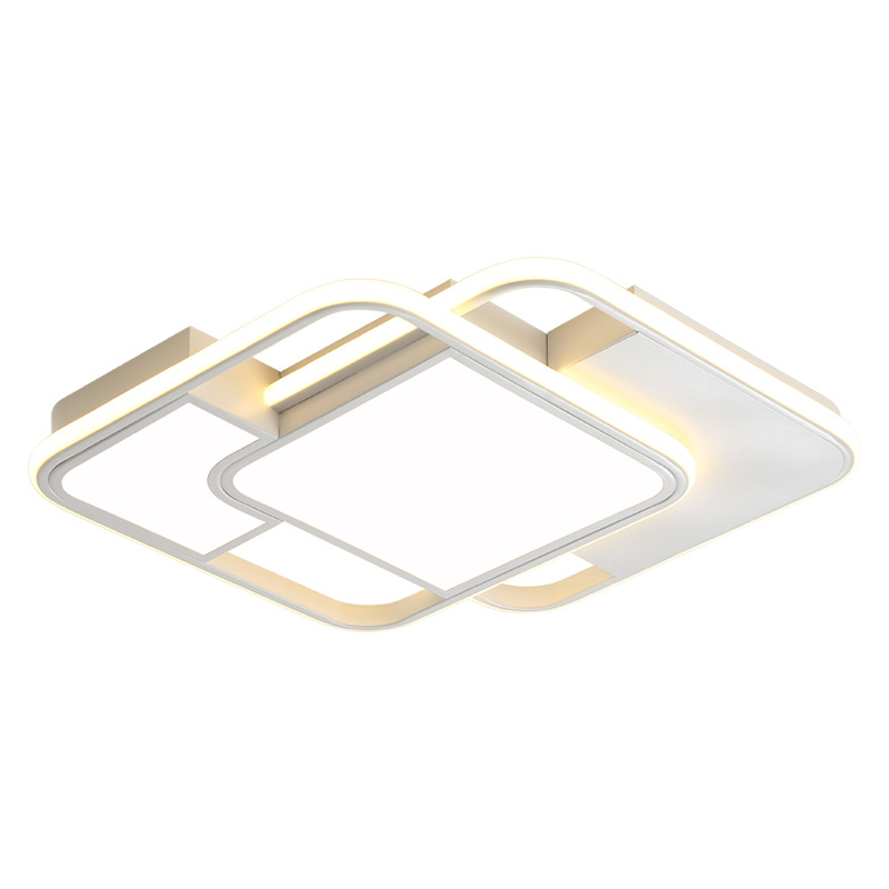 Daguanyuan sala de estar lámpara de techo atmósfera minimalista moderna estilo crema sala de estar creativa nórdica dormitorio sala de estudio lámpara de techo