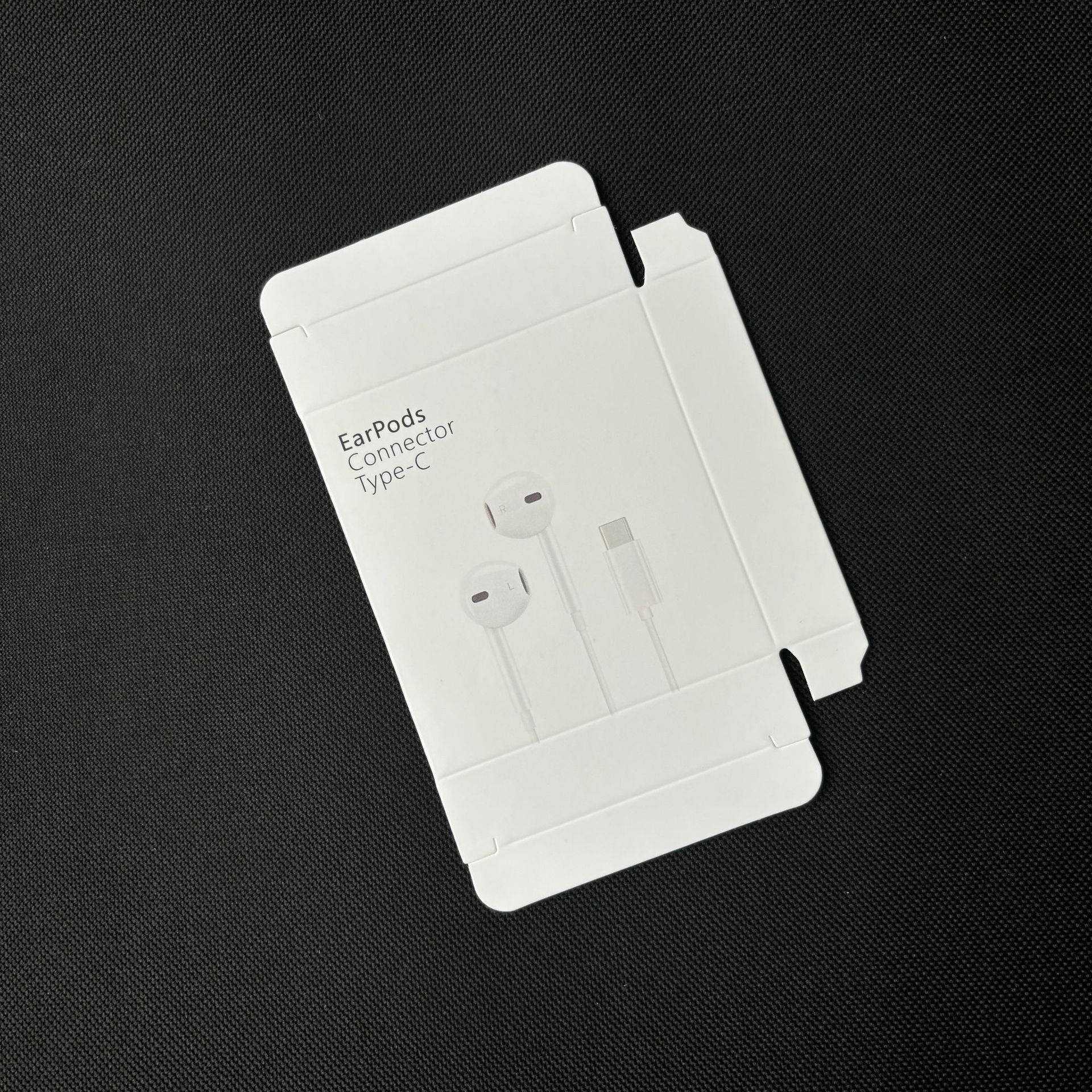 Caja de embalaje de auriculares Caja de auriculares con cable en la oreja Caja exterior de auriculares de Apple Caja de papel de auriculares para teléfono móvil al por mayor image 10