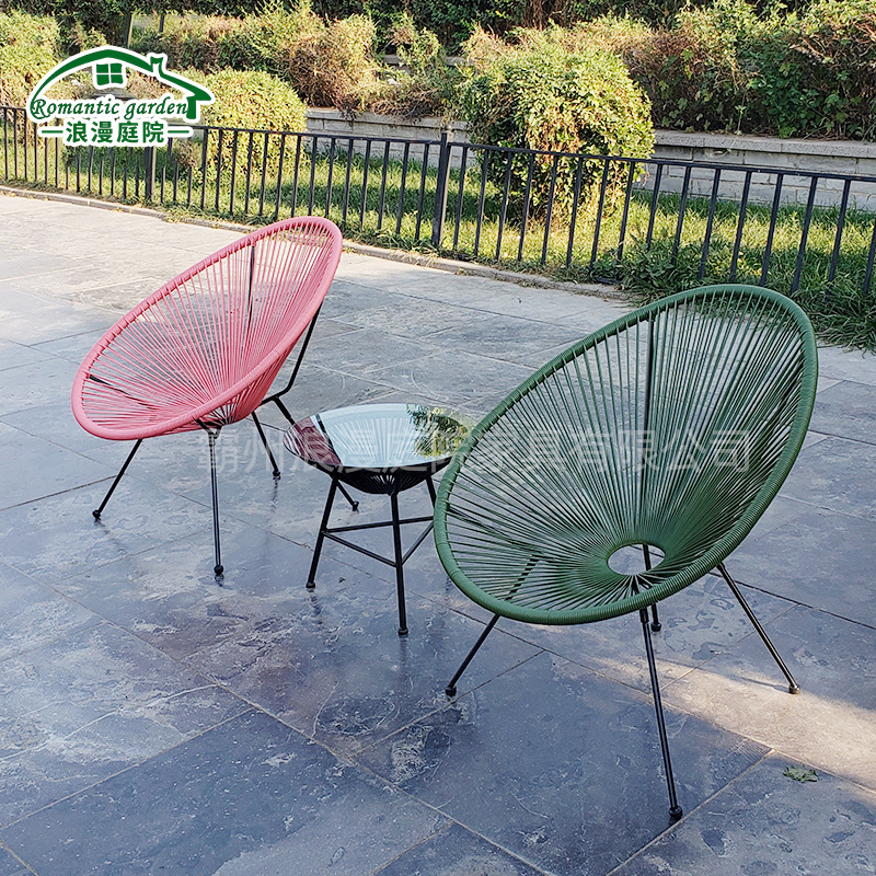 Silla de caña al aire libre mesas y sillas patio terraza silla de caña café leche tienda de té silla de respaldo mayorista