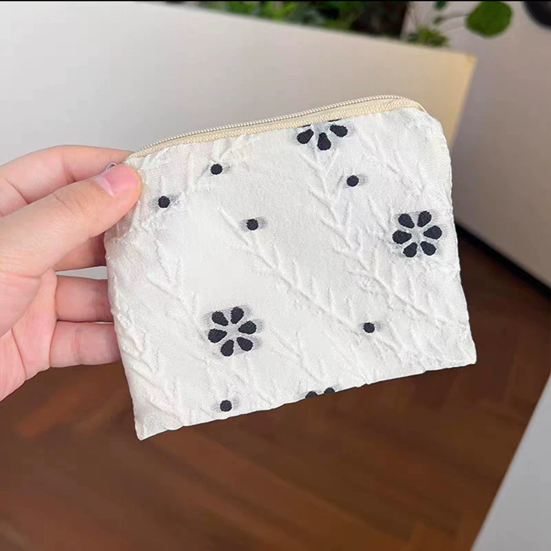 Маленький косметичка, 12×10 см, тканевая косметичка на молнии для помады и монет