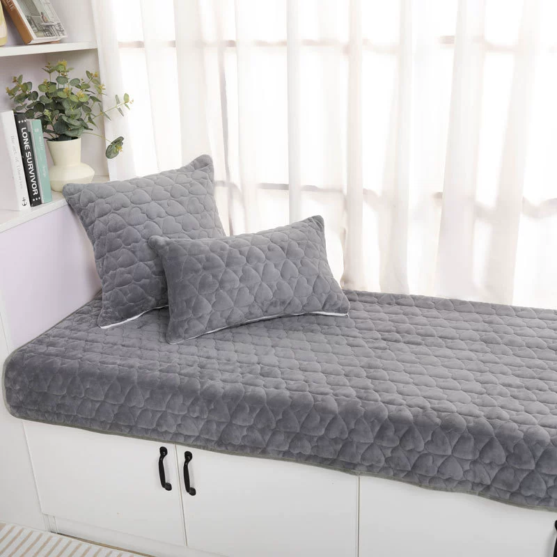 Спальня Татами Коврик для балкона Интернет Популярный подоконник Коврик для эркерного окна Одеяло Плюшевые декоративные машинная стирка в скандинавском стиле Утолщенные волосы