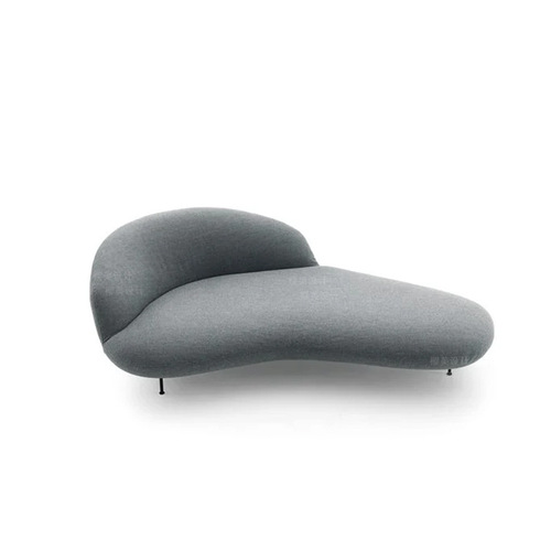 Arflex Irregular-Shaped Large Sofa Chair | Italian Minimalist Arc-Shaped Chaise Longue | Light Luxury Fabric Design | Creative Bedroom Internet-Famous Recliner