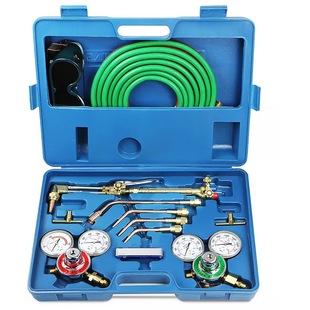 South American Acetylene Oxygen Meter Cutting Torch Set American Viktor Portable Gas Welding Cutting Torch Set Box