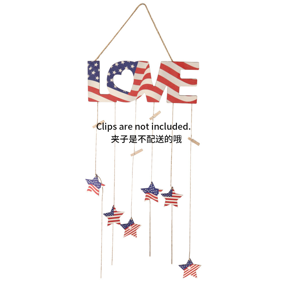 Letrero de madera del Día de la Independencia de Amazon, placa de madera con bandera estadounidense, decoración para fiestas americanas, letrero de bienvenida vintage para puerta, decoración colgante