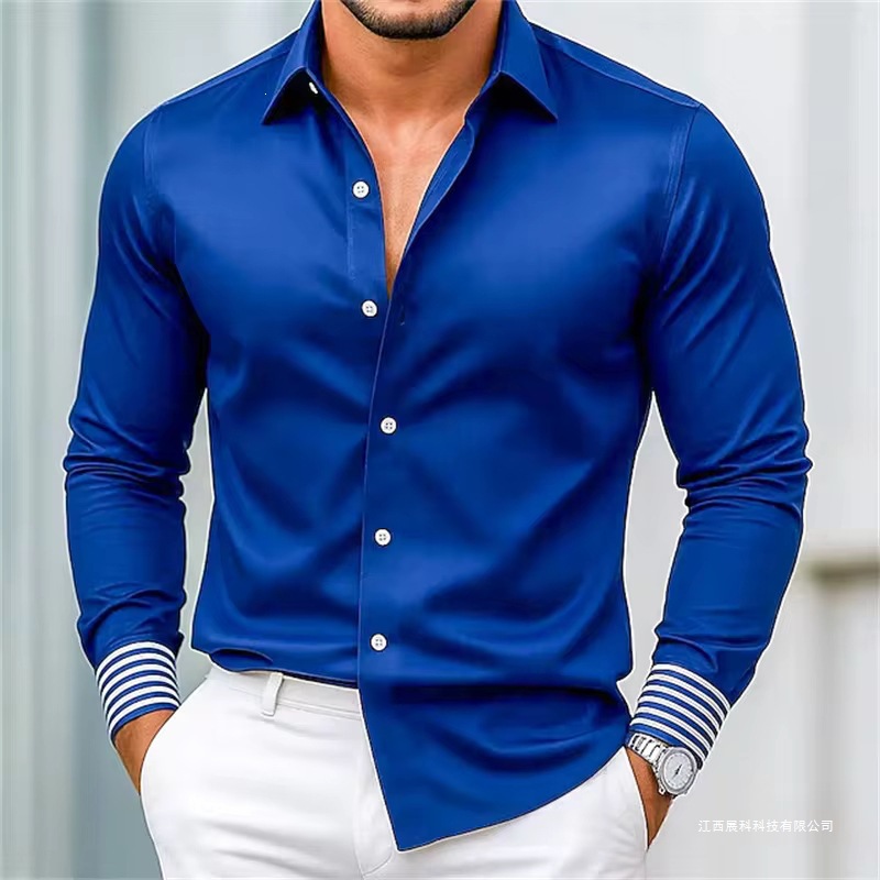 Casual solid color shirt