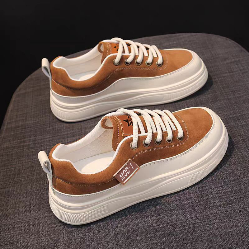 Women's Sneakers with a Stepping-On-Clouds Feel, 2025 New Popular Model, Spring Versatile Leather White Shoes, Student Casual Sports Shoes for Women Women's Sneakers with a Stepping-On-Clouds Feel, 2025 New Popular Model, Spring Versatile Leather White Shoes, Student Casual Sports Shoes for Women