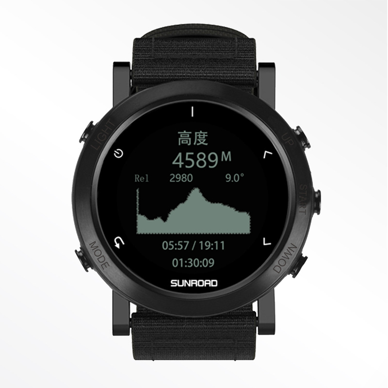 SUNROAD Pine Road GPS BeiDou heart rate outdoor sports watch marathon watch mountaineering altitude air pressure temperature