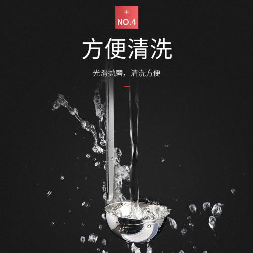 Stainless steel long-handled ounce spoon hook soup spoon for soup milk tea shop pearl spoon porridge spoon porridge spoon large creative