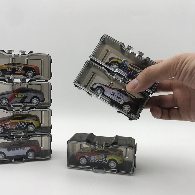 Domeca alloy car display box toy car display stand dustproof stackable alloy car model storage box Domeca alloy car display box toy car display stand dustproof stackable alloy car model storage box