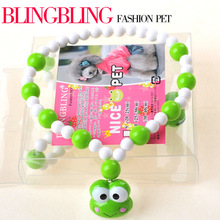 NICE PET 糖果珠串宠物项链 卡通铃铛泰迪狗狗项圈猫咪饰品