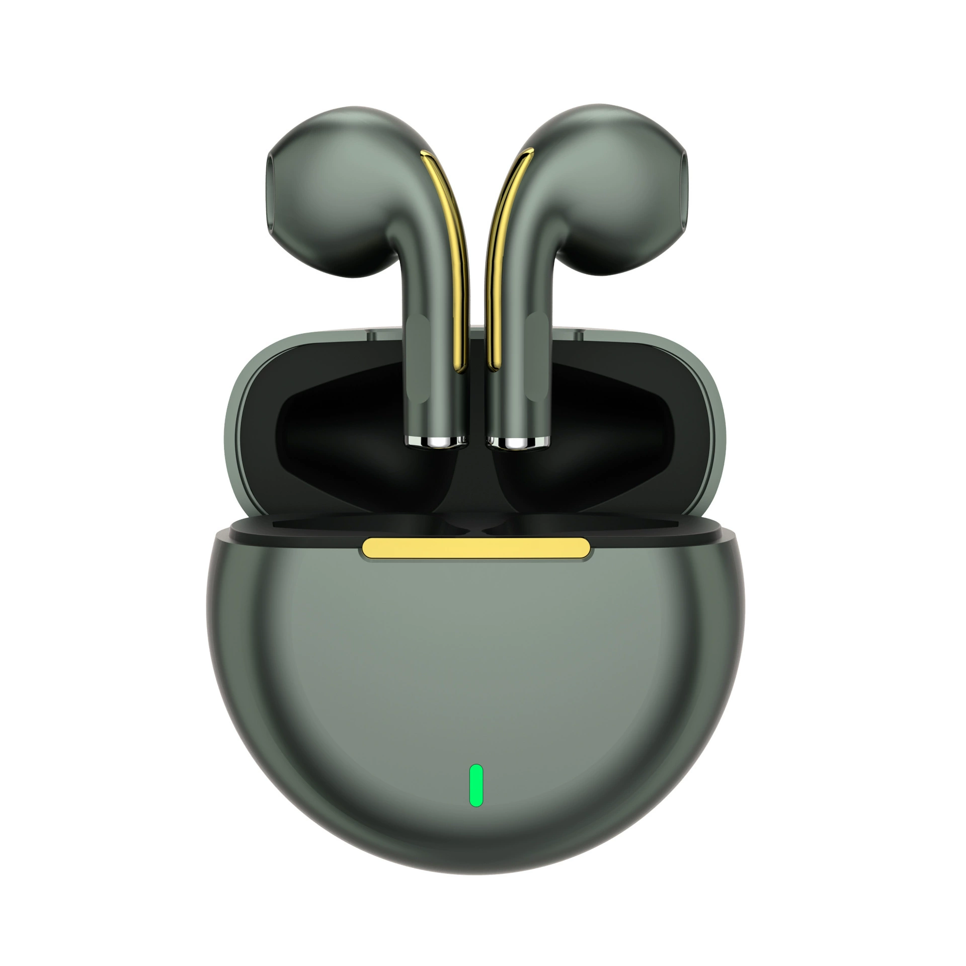 Wireless earbuds pro6, pro5, pro4, Bluetooth touch, compact charging case, assorted colors