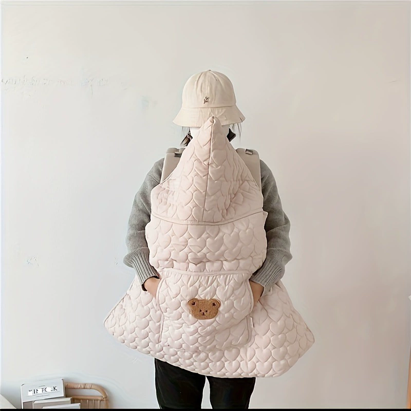 Ins Детская тележка ветрозащитное одеяло с бархатным утолщенным плащом