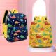 Children's school bag wholesale cartoon lightening dinosaur light kindergarten backpack cute large capacity foreign trade backpack