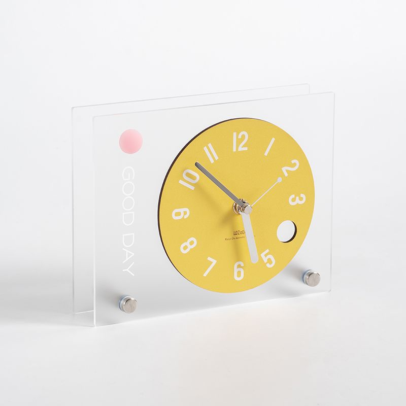WOZOOM casa casi creativa simple decoración de escritorio dormitorio reloj de escritorio puerta de entrada gabinete de televisión decoración de reloj
