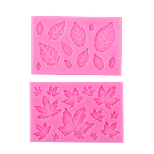 Fondant Chocolate Maple Leaf Small Leaf Universal Leaf Silicone Dry Peppercorn Baking Cake Pastry Decoration Silicone Mold