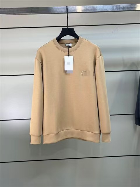 Crewneck Sweater Embroidered Khaki