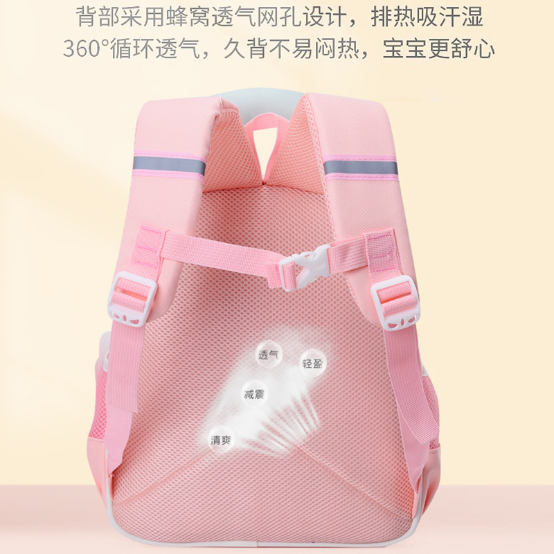 Dinosaurios de dibujos animados mochila para niños adorable conejo niña mochila de jardín de infantes mochila de bebé ligera