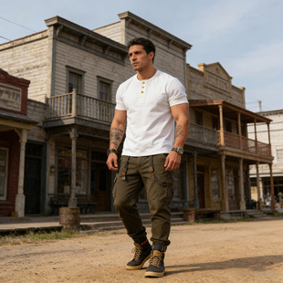 OKONKWO �ذ����245���f�r����ɫ��������IT�� henry shirt TEE