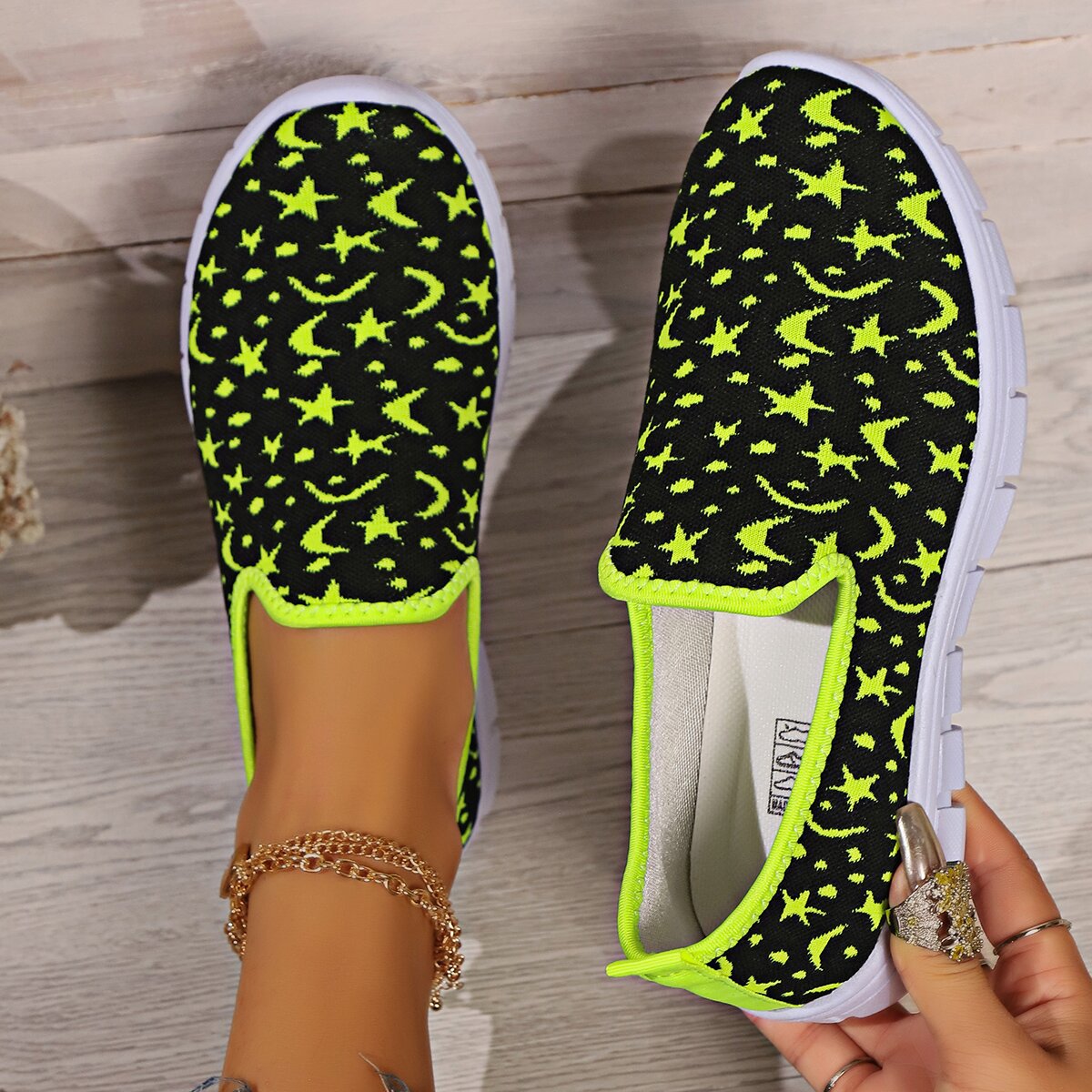 Damen Sneaker Aus Atmungsaktivem Mesh Für Den Freizeitbereich_voghion.com