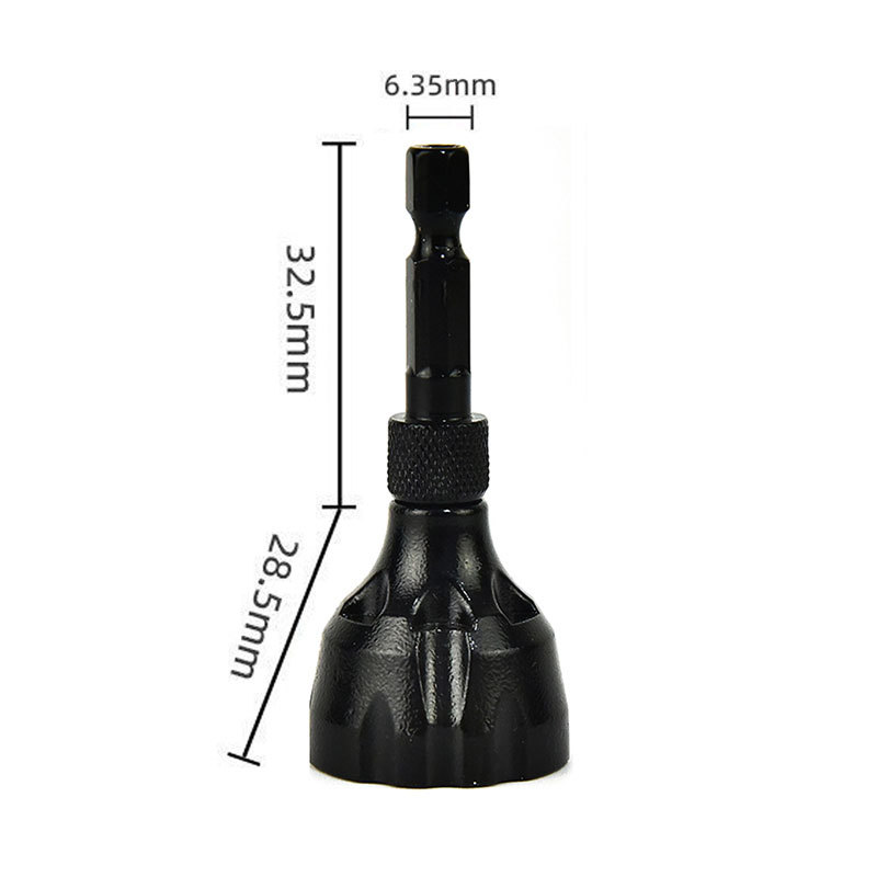 Nuevo tipo de biseladora exterior de desbarbado, reparador de rosca, rectificador de tornillos oxidados, cortador de recorte, cortador de biselado, taladro