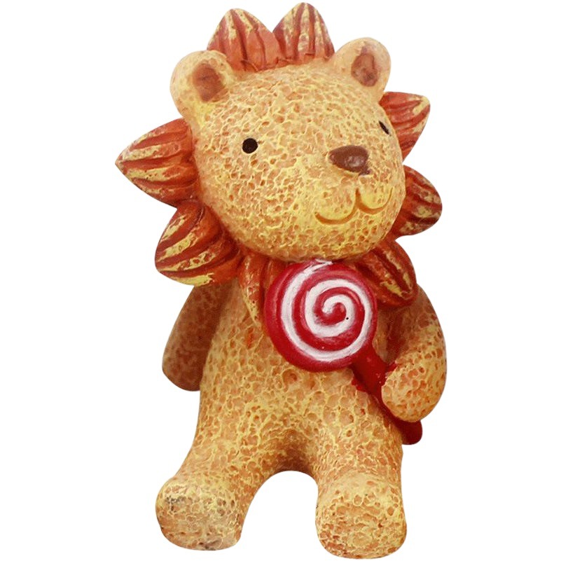 Nanyuan Chuanfang creativo zakka dibujos animados buscando animal pastel de hornear artesanías resina coche adornos al por mayor