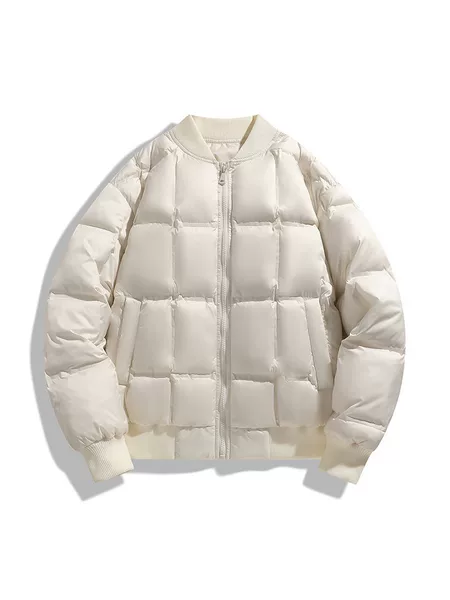New winter style unisex couple's versatile windproof down jacket, trendy sports casual thickened warm cotton coat, loose fit