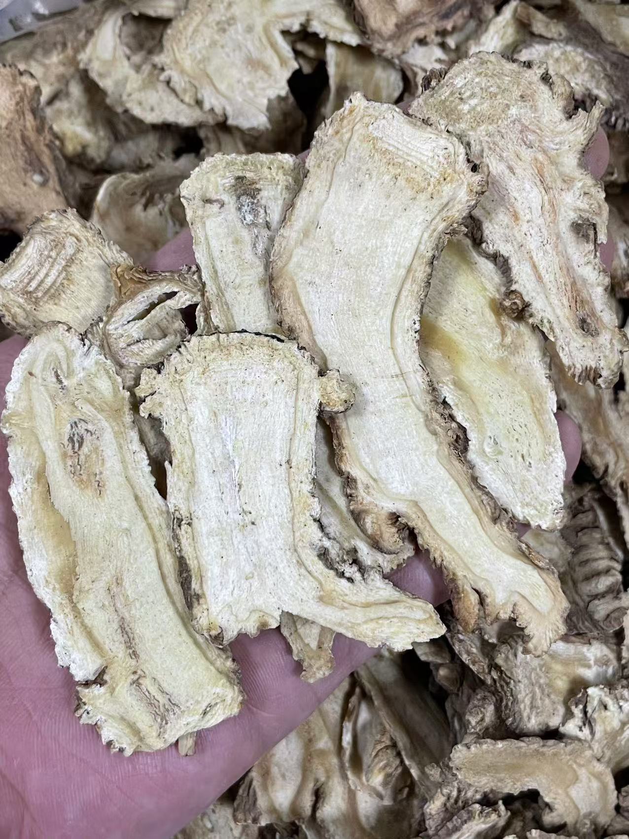 Dried Angelica Sinensis Root Slices Dang Gui Head Grade Gansu Minxian 500g overview