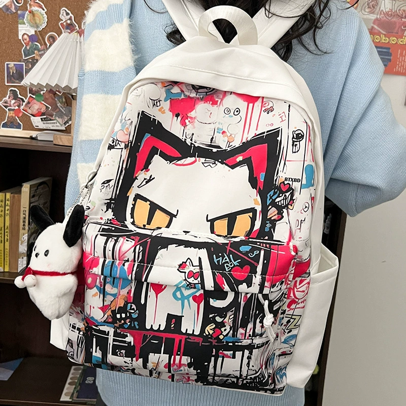 Backpack, shoulder bag, school bag, Korean style, for students, for beloved