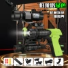 Automatic fluorescence tactics set, tubing, flashlight, 5 pieces