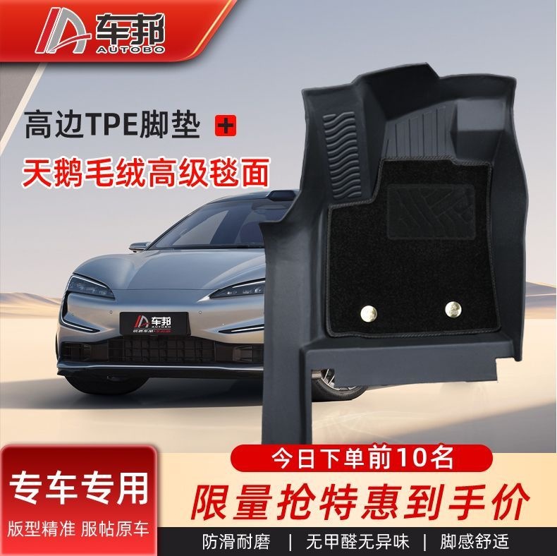 Full coverage floor mats for Tank 300, 400hi4z500hi4t700, double-layer carpet, Great Wall Cannon TPE car floor mats