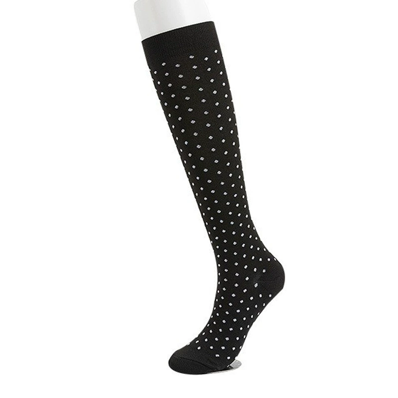 Compression Running Socks, Unisex Jacquard Knee-High Socks, Multiple Patterns, S/M & L/XL