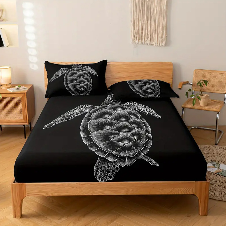 TEMU / JIT nuevo producto transfronterizo tortuga negra pro piel abrasiva cama de cama de cama