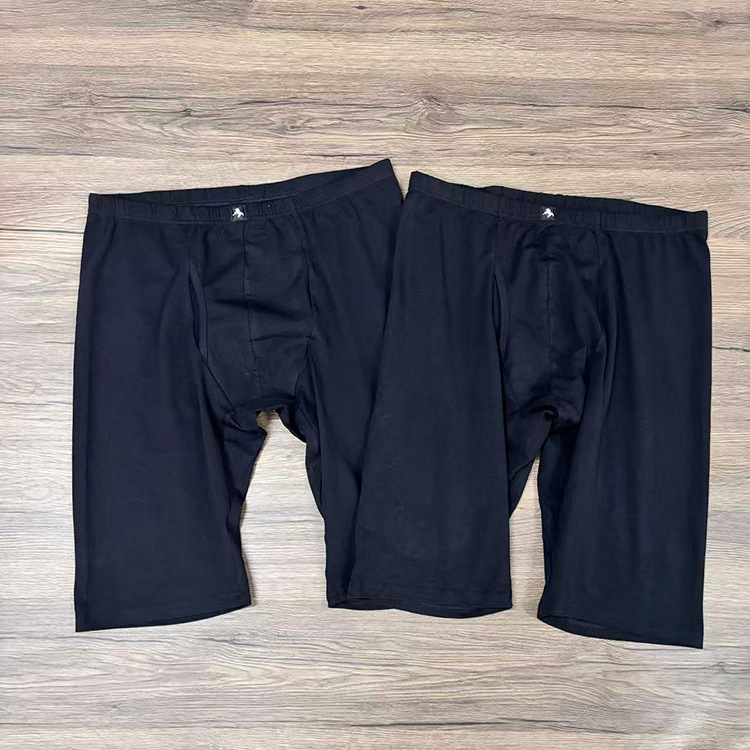 European and American Foreign Trade Long-Leg Plus-Size Boxer Briefs, Extended Length Cotton Men's Underwear, Anti-Chafing Leg Shorts European and American Foreign Trade Long-Leg Plus-Size Boxer Briefs, Extended Length Cotton Men's Underwear, Anti-Chafing Leg Shorts
