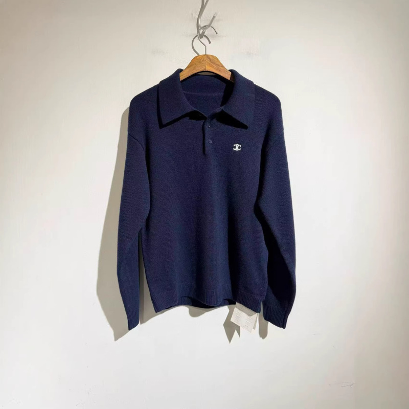 Nanyou High-End Light Luxury Men's Wool Knit Shirt, Simple and Versatile, Mature and Stylish Urban Style