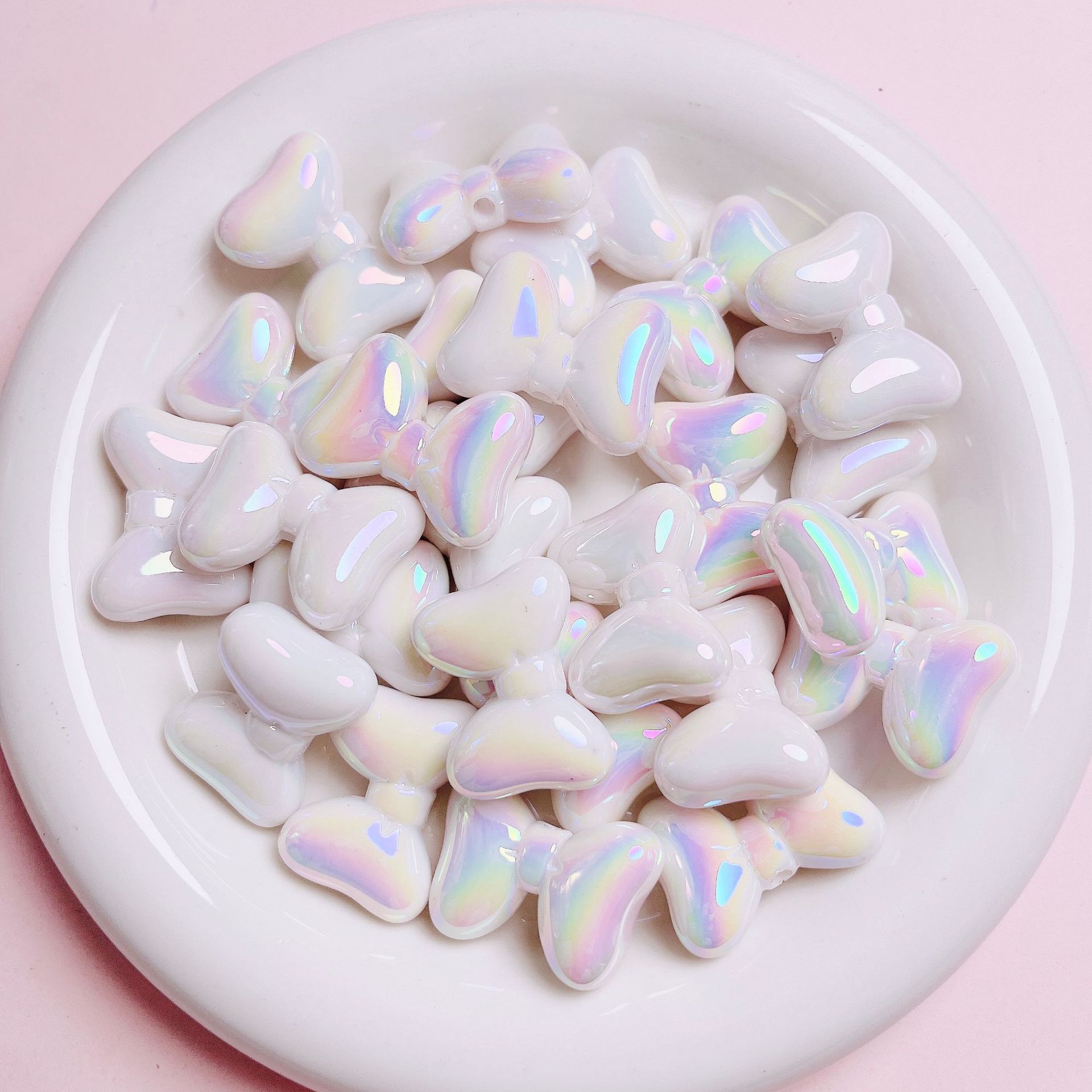 10 PCS/Package Arylic Bow Knot DIY Jewelry Accessories Beads display picture 11