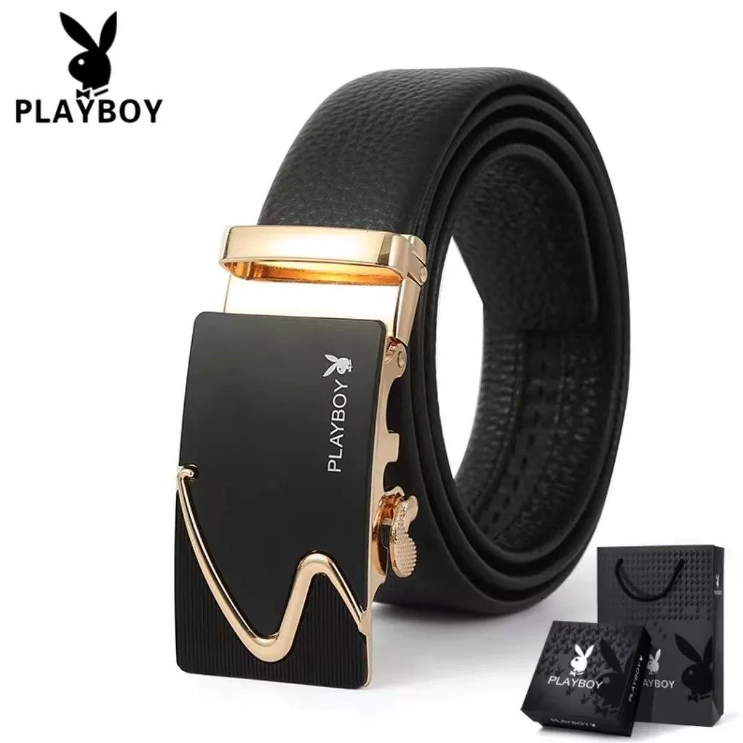 Playboy, мужской ремень, универсальная трендовая прочная пряжка, мужской стиль