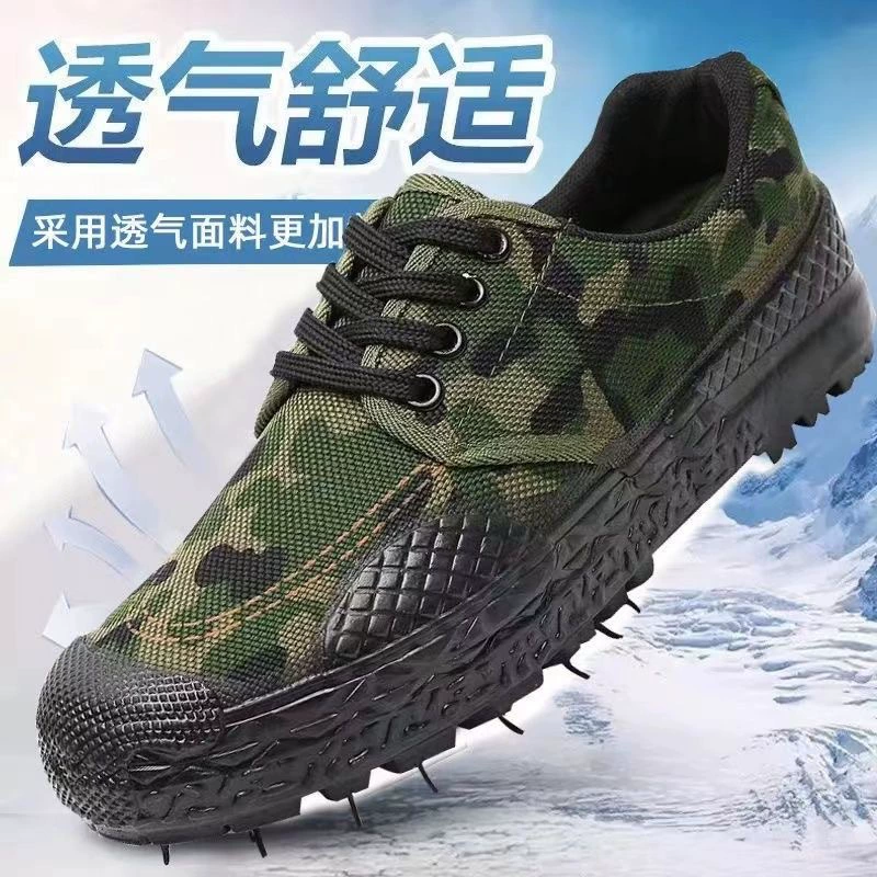 Обувь Liberation Мужская обувь для охраны труда на строительной площадке износостойкая рабочая обувь для рабочих-мигрантов защитная обувь парусиновая обувь резиновая обувь альпинистская камуфляжная обувь