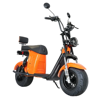Brazil Harley Citycoco large wheel Elektrikli motosikletlər - orange