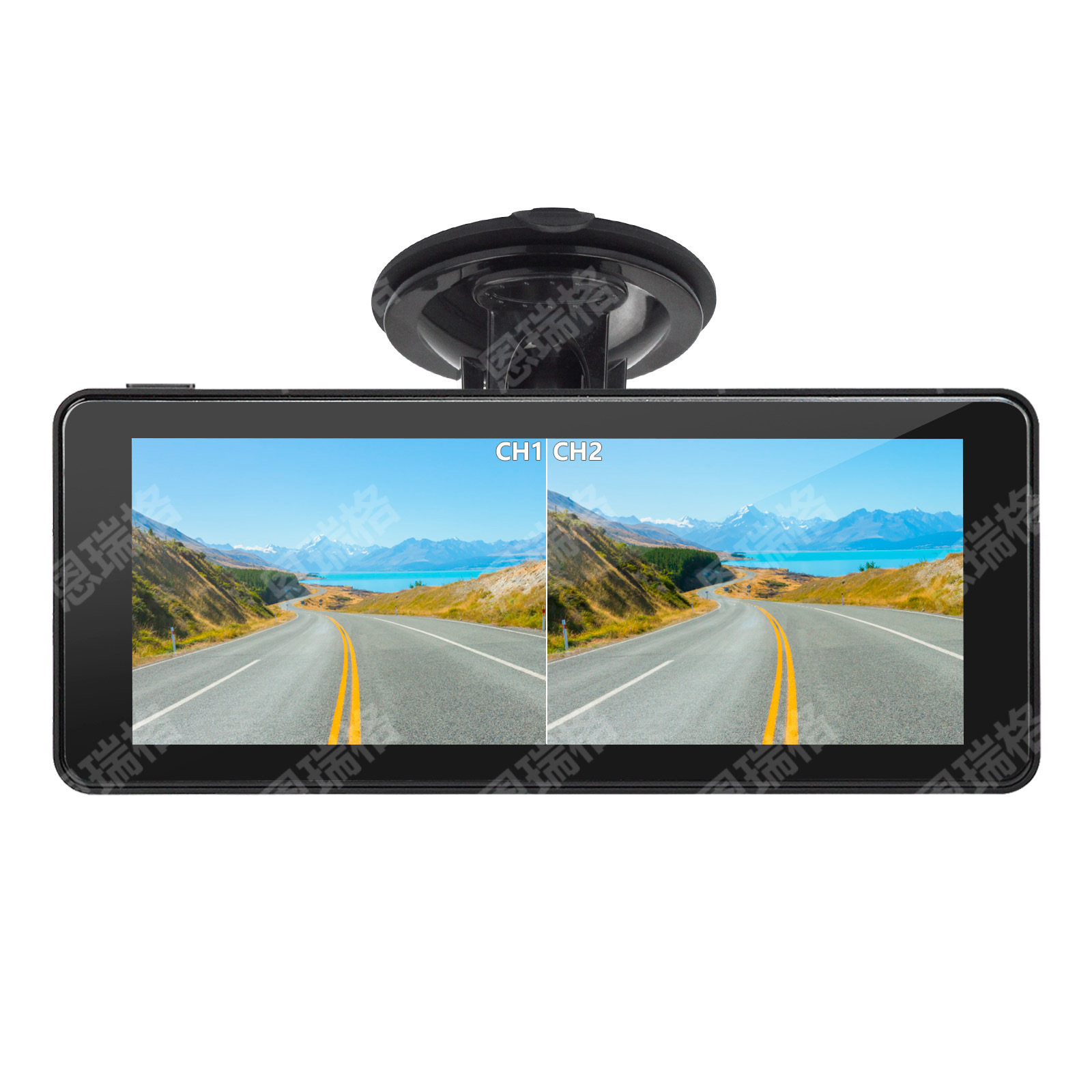 Hd Car Display 6.86inch Dvr Reversing Display Screen 2 Split with Two Brackets