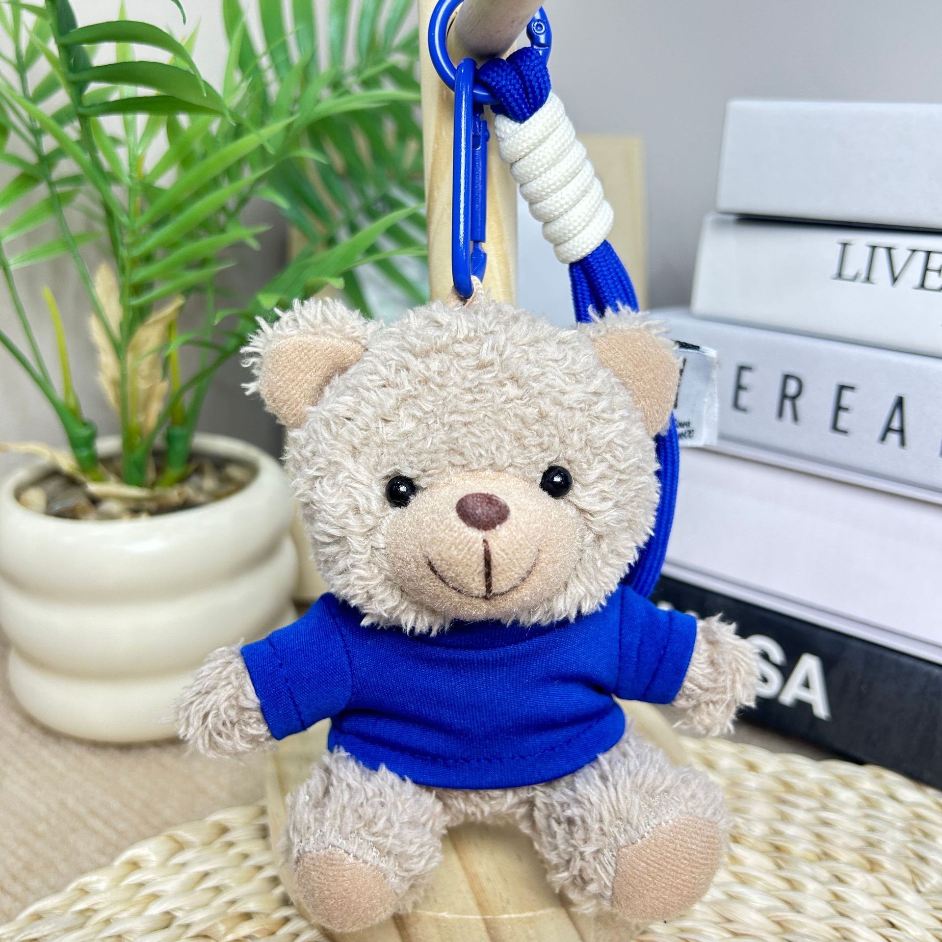 Colgante camiseta Teddy Bear muñeca Teddy Bear muñeca juguetes de peluche temporada de graduación logotipo corporativo regalo muñeca tela