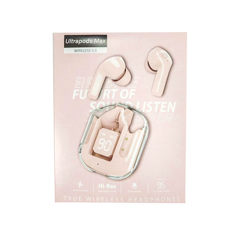 air31入耳式真无线TWS蓝牙耳机 数显立体声5.3透明仓运动游戏耳机|undefined