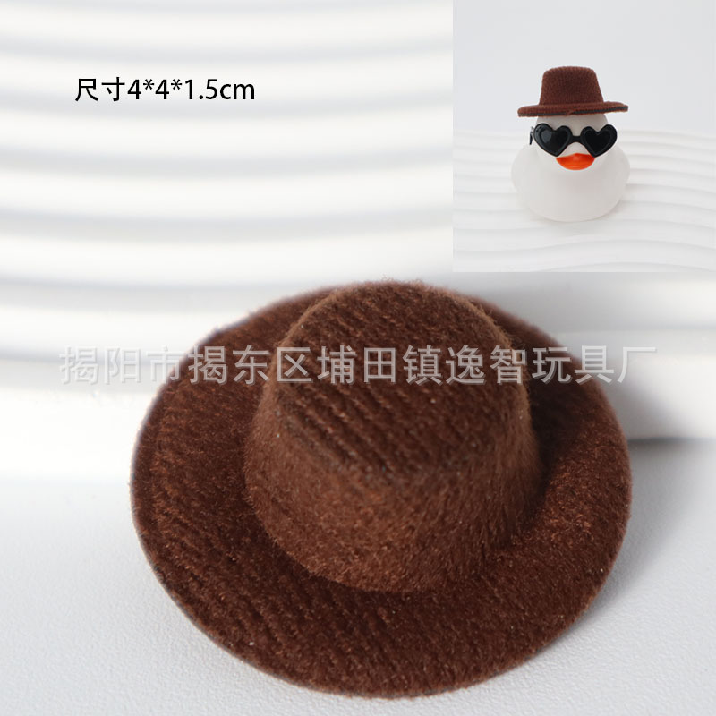 Accesorios de Juego Acuático Transfronterizos, Patito Amarillo, Sombrero de Ganso Blanco, Decoración de Bufanda, Juego de Regalo de Té con Leche y Limón Hecho a Mano. image 219