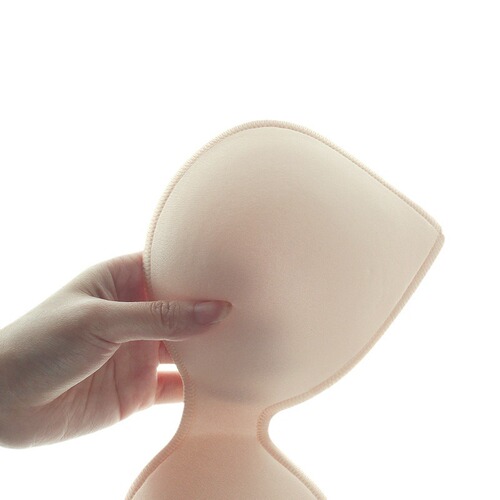 Integrated molded cup tube top, chest-beautifying back pad, medium-thick removable sports and yoga wear universal sponge inserts