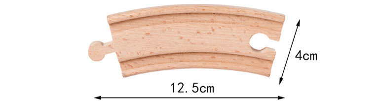 Vía de tren de madera de los niños directos de fábrica ensamblar bloques de construcción combinación variedad universal pista suelta educación temprana juguetes al por mayor