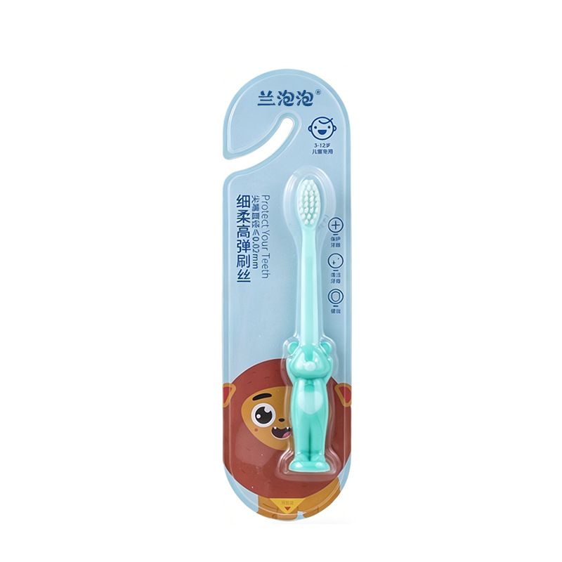 Cepillo de Dientes Infantil de Cerdas Suaves, Mango Antideslizante, Limpieza, para Niños