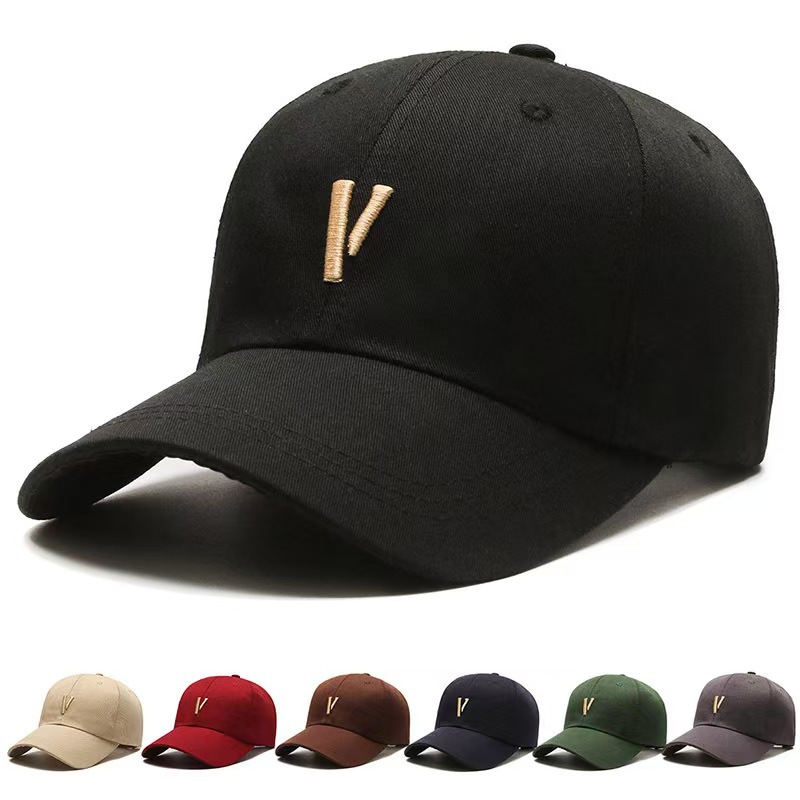 Spring and Summer Hats for Men, Korean Style Baseball Caps, Ins Street Style, Face-Slimming Women's Sun Protection Visor Hats, Cross-Border