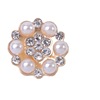 Crystal from pearl, metal material heart-shaped with bow, wholesale